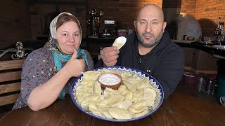 Egg meat wrapped in dough is a National dish of the Dagestan nation