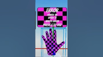 I put error Glove on a stand (Slap Battles) #roblox #shorts #slapbattles