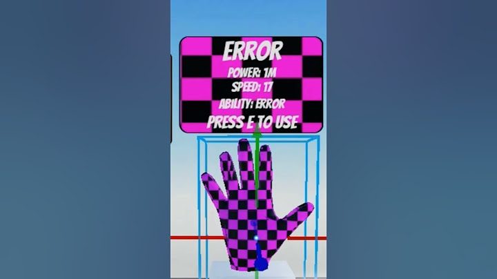 I put error Glove on a stand (Slap Battles) #roblox #shorts #slapbattles