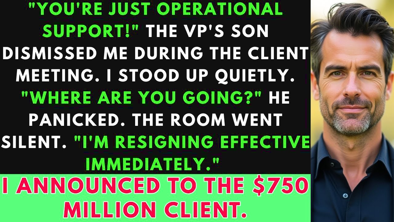 The Veteran Who Used Resignation As A Weapon  How I Destroyed The Entitled VP's Career