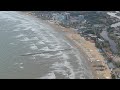 #Анапа в октябре. Полет над бухтой, осенний шторм на Черном море