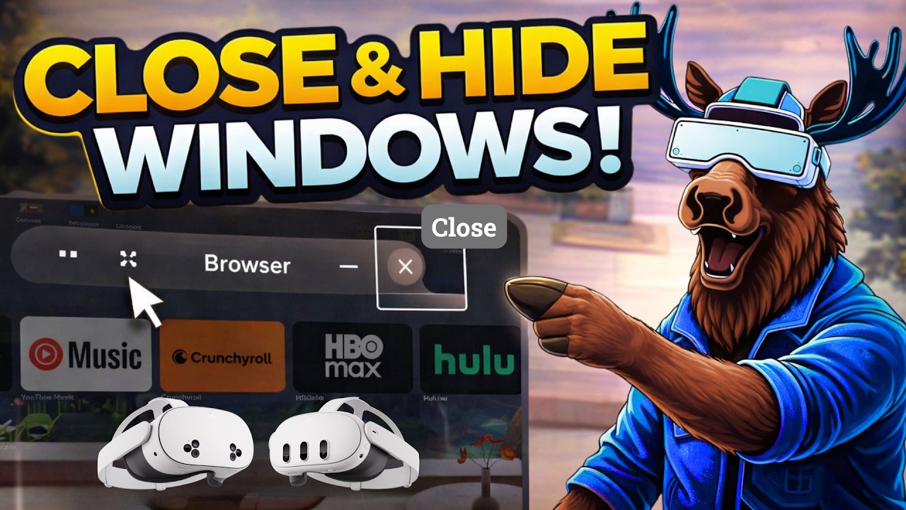 How to Close & Hide Windows on New Meta Quest UI - Meta Quest Tips ...