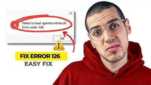 How to fix "Failed to load xgameruntime dll Error code  126" | Windows 10 & 11(Quick & Easy)