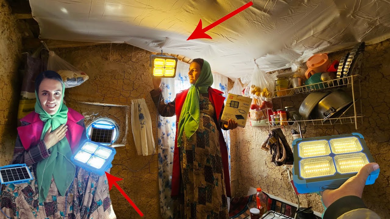 A magical cave comes to life with  gift of a spotlight: Tears of joy from pregnant mother