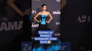 Zendaya or Runway? Schiaparelli Dress Battle⭐️ #shorts #zendaya
