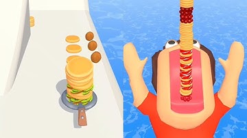 Pancake Run All Levels Gameplay Walkthrough Android, iOS OKT11