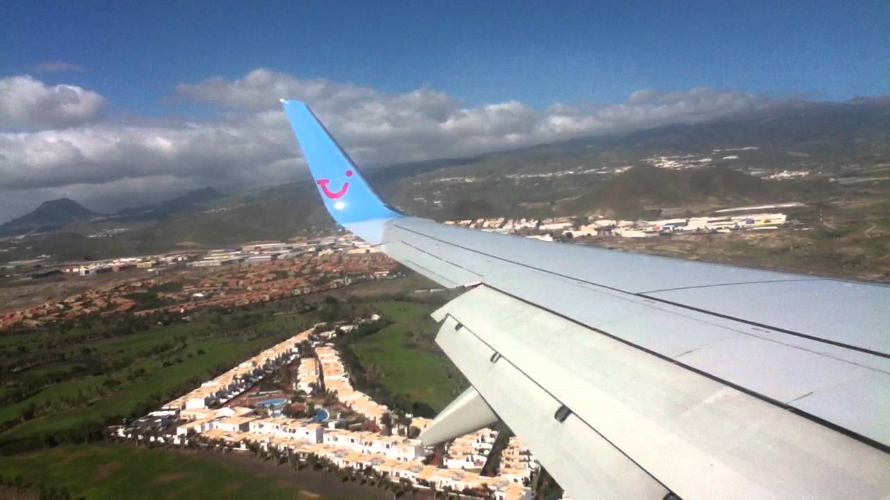 Thomson Airways 737 GTAWF Landing At Tenerife South Airport HD YouTube