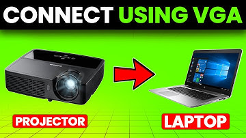How To Connect Projector To Laptop Using VGA (How To Set Up Projector To Laptop Using VGA)