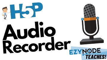 HOW TO: Audio Recorder (H5P)