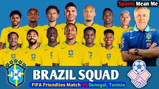 🚨 BRAZIL SQUAD ANNOUNCED! Ancelotti's Picks for Senegal & Tunisia Friendlies (November 2025)