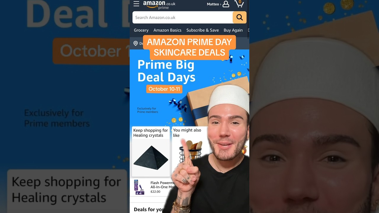 AMAZON PRIME DAY SKINCARE DEALS!😱 (follow for more!💗) 