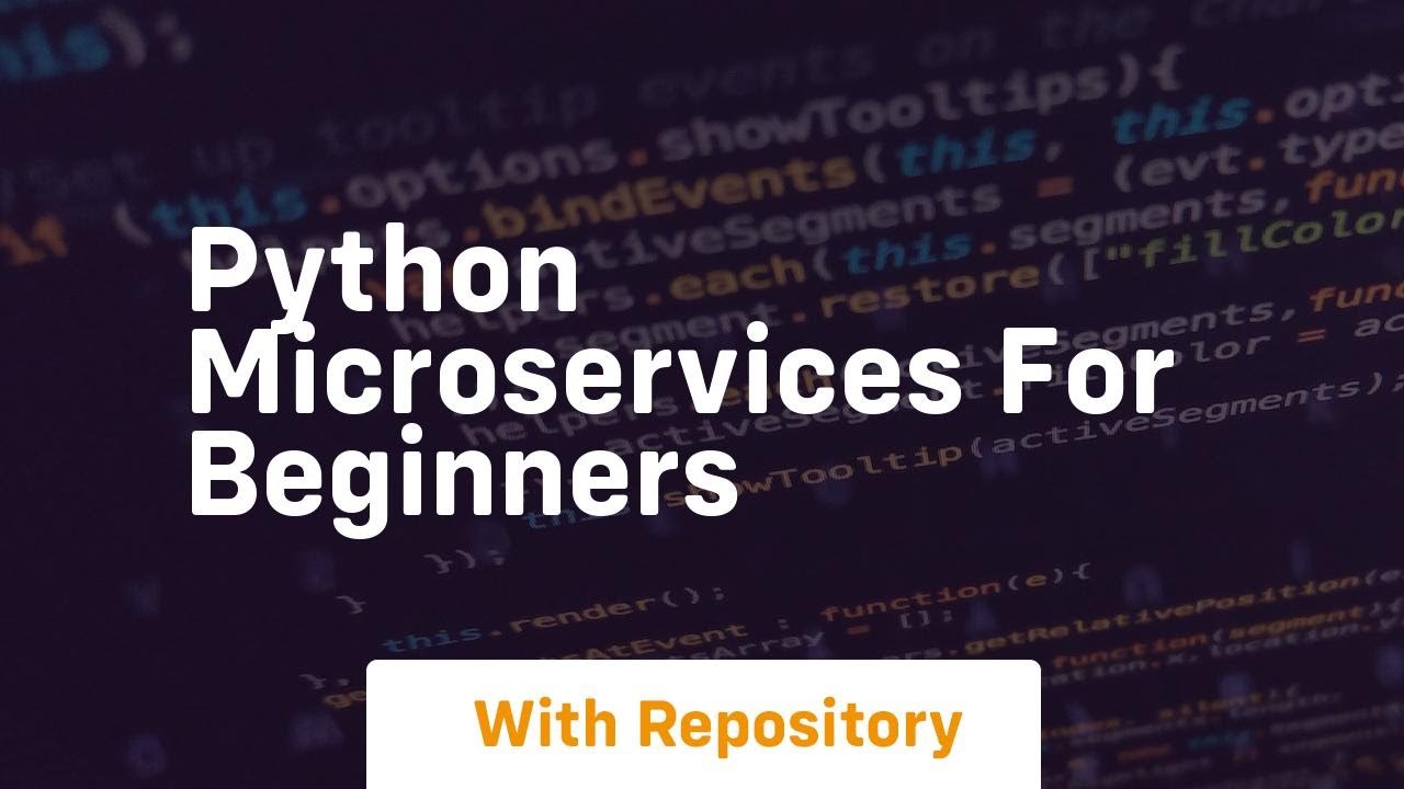 python microservices for beginners - YouTube
