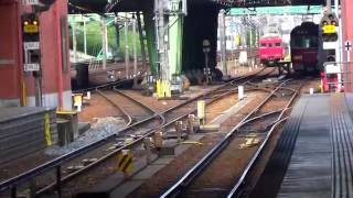 名鉄2200系2205F特急中部国際空港行き金山停車警笛付き