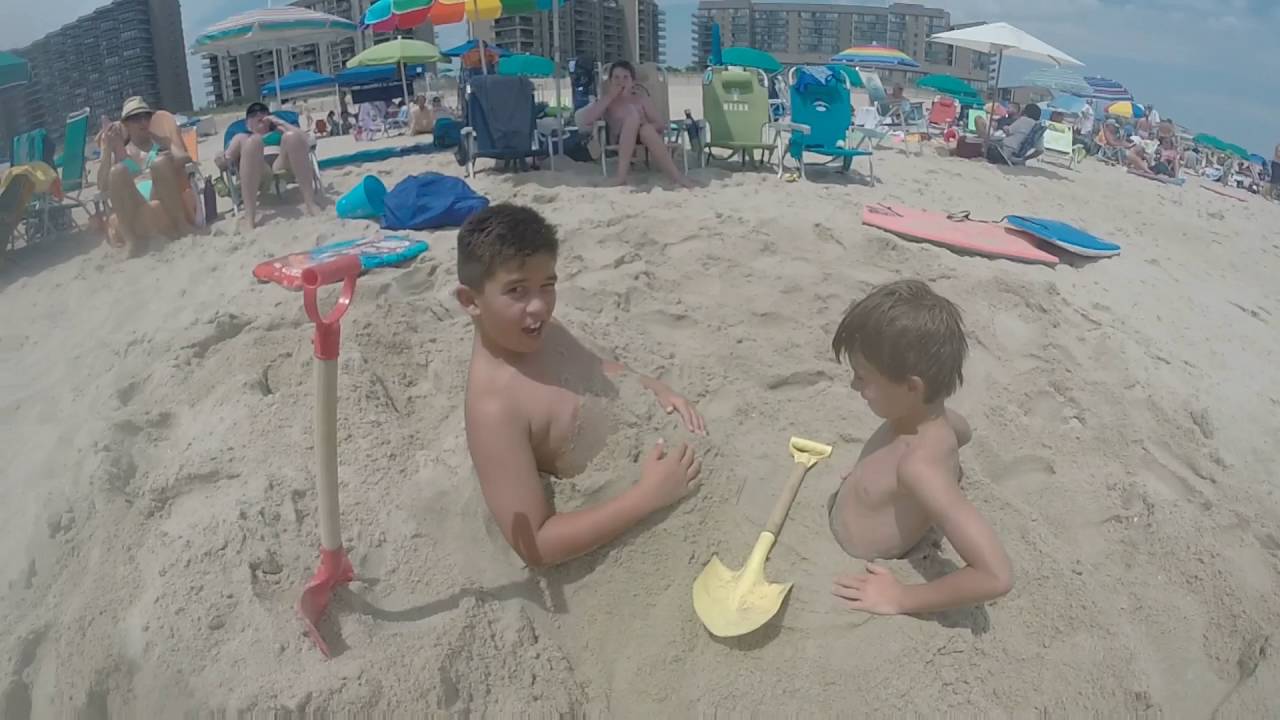 Kyle and Grant in Sand