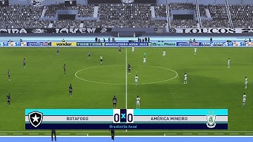 PES 2021 BOTAFOGO X AMÉRICA MG |Ultimate Realistic Mods Mix 3.0|  (gfx mod)