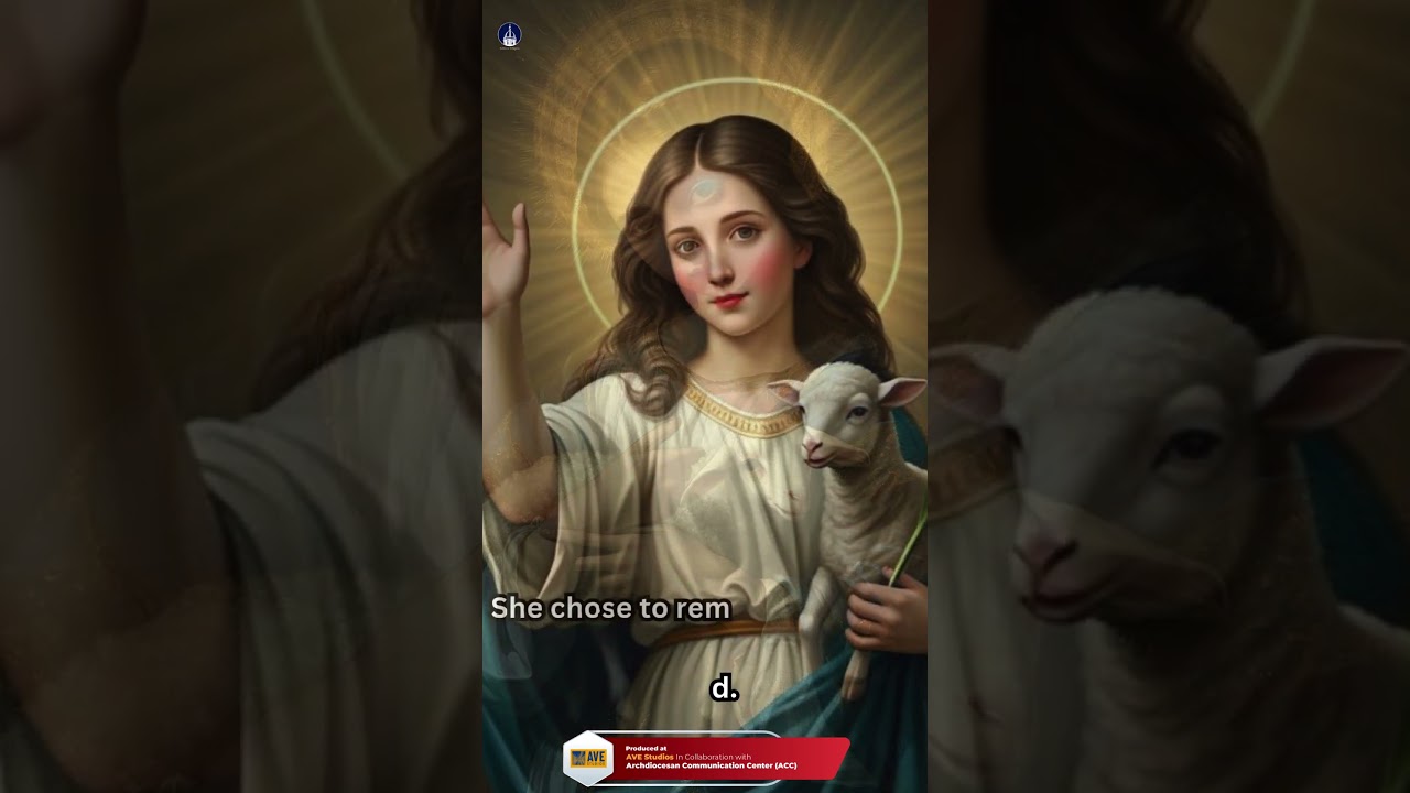 Святая Агнесса – символ чистоты, мужества и непоколебимой веры во Христа. 🌸