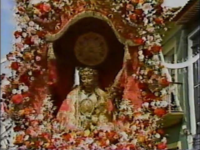 Vintage Portuguese Shrine Senhor Santo Cristo Abencoai Nosso 