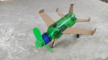 How to make a airplanes from used bottles | Making airplanes from bottles brings unexpected results