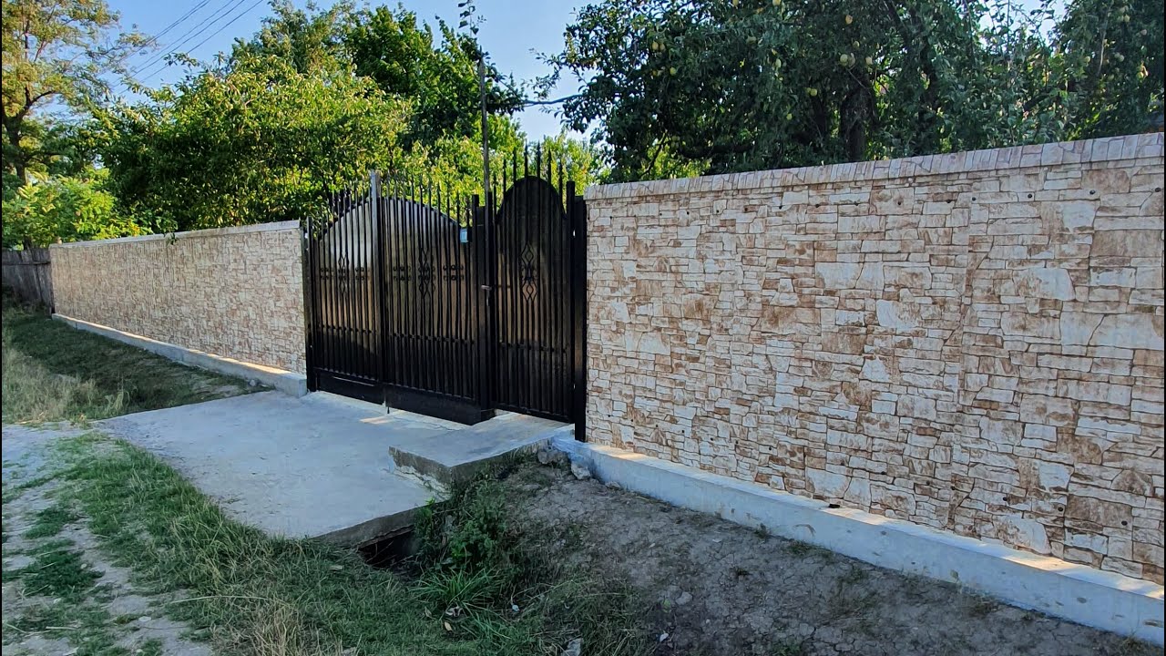 Construire gard de tablă