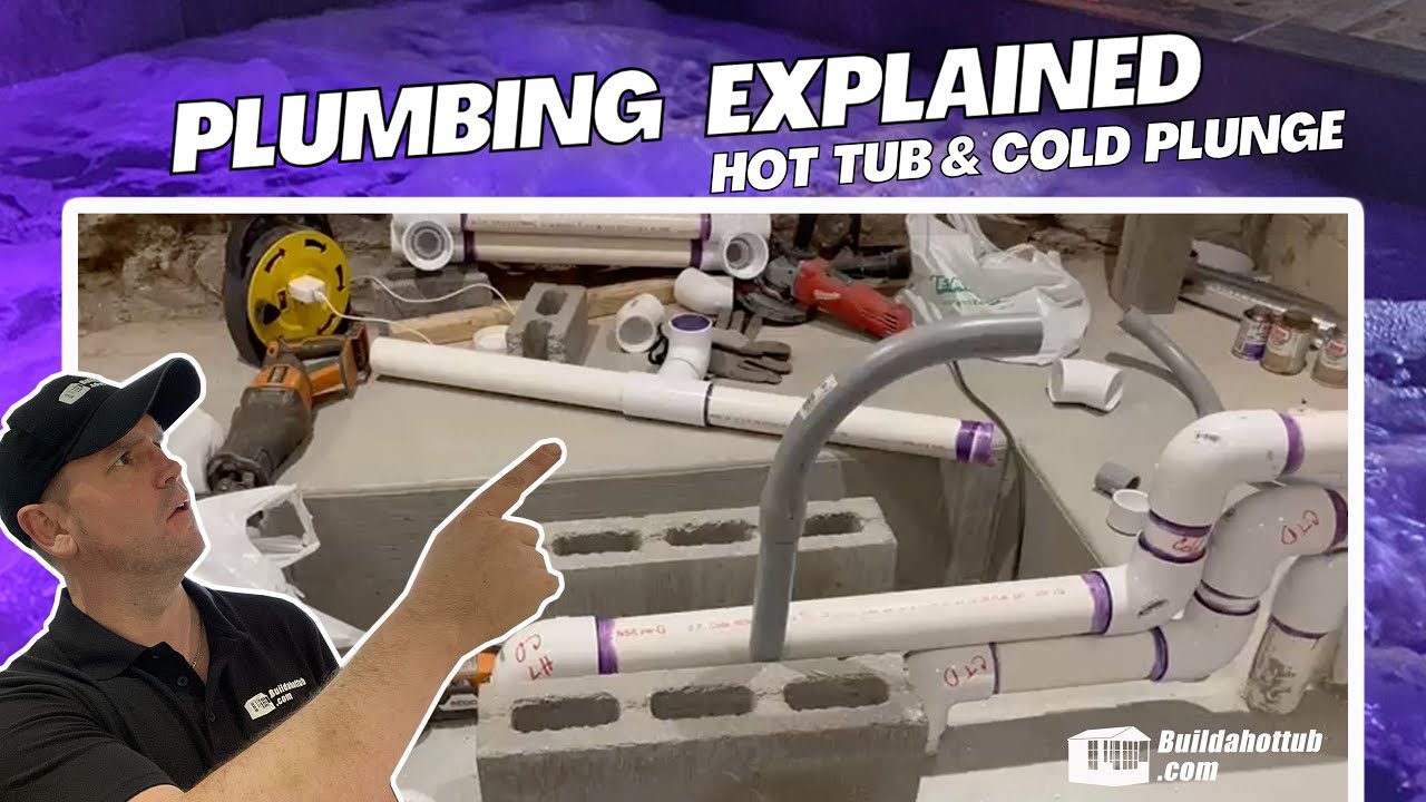 Wisconsin Man's INSANE DIY Hot Tub & Cold Plunge Setup - Plumbing Explained