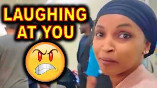 Ilhan Omar MOCKS Reporter When Asked About FRAUD & WEALTH.....