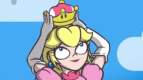 Peach tries on the Super Crown [Comic Dub]