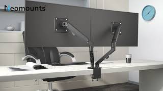 Neomounts FPMA-D650DBLACK monitor desk mount - full motion screenshot 1