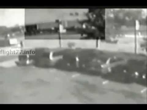 American Airlines Flight 77 - Security Camera Footage of Pentagon Crash