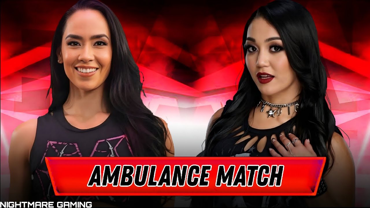 WWE 2K25 | AJ Lee VS Roxanne Perez - Ambulance Match - YouTube