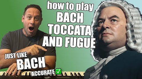 🎹 Learn To Play Piano | How To Play Bach Toccata And Fugue On Piano | Accurate Lesson | Tutorial ⚡️