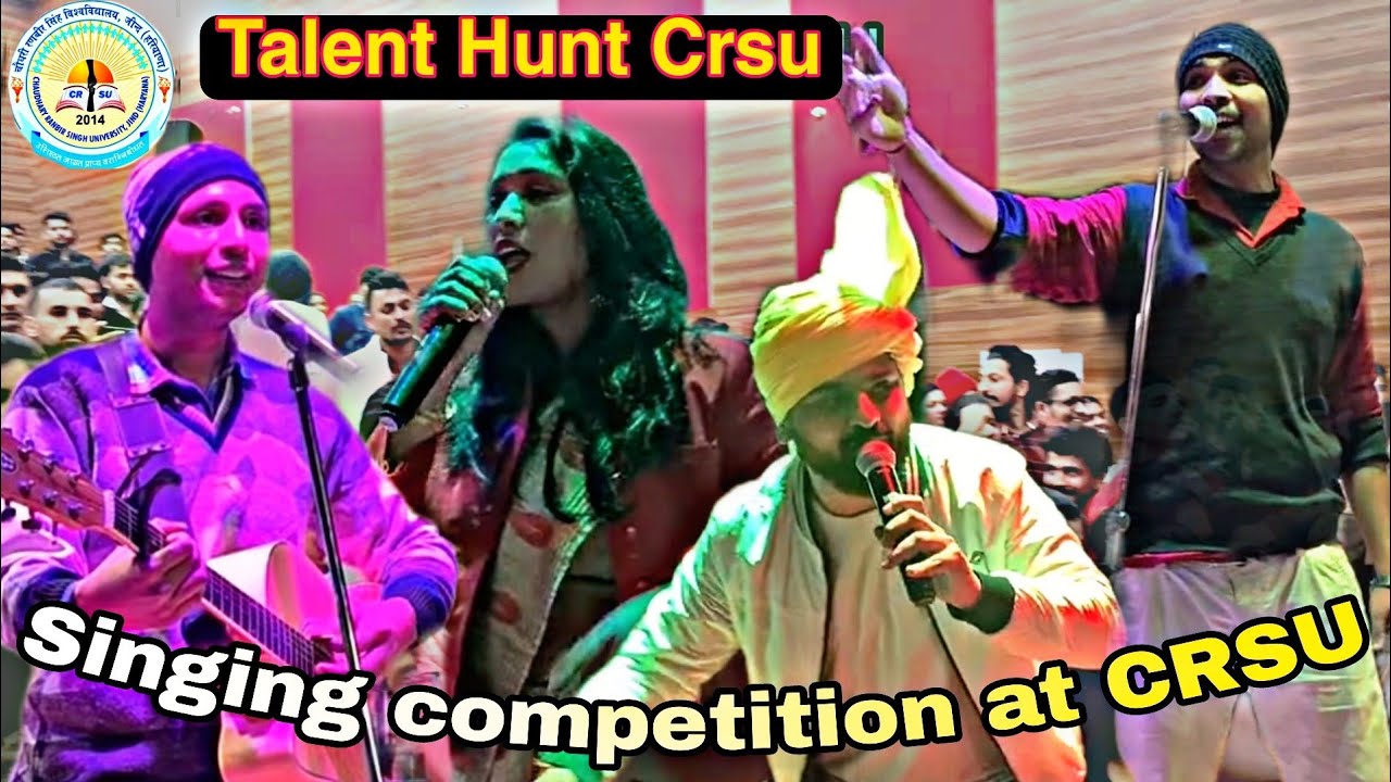 Singing competition |CRSU | Talent hunt | Chaudhary ranbir singh university | Jind Vishesh | Jind