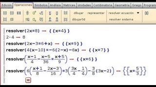 Ecuaciones de primer grado online - Tutorial Wiris. screenshot 5