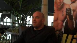 DANA WHITE ON NEW WEIGHTCLASSES, ULTIMATE FIGHTER & MORE peacemagazine.com.mp4