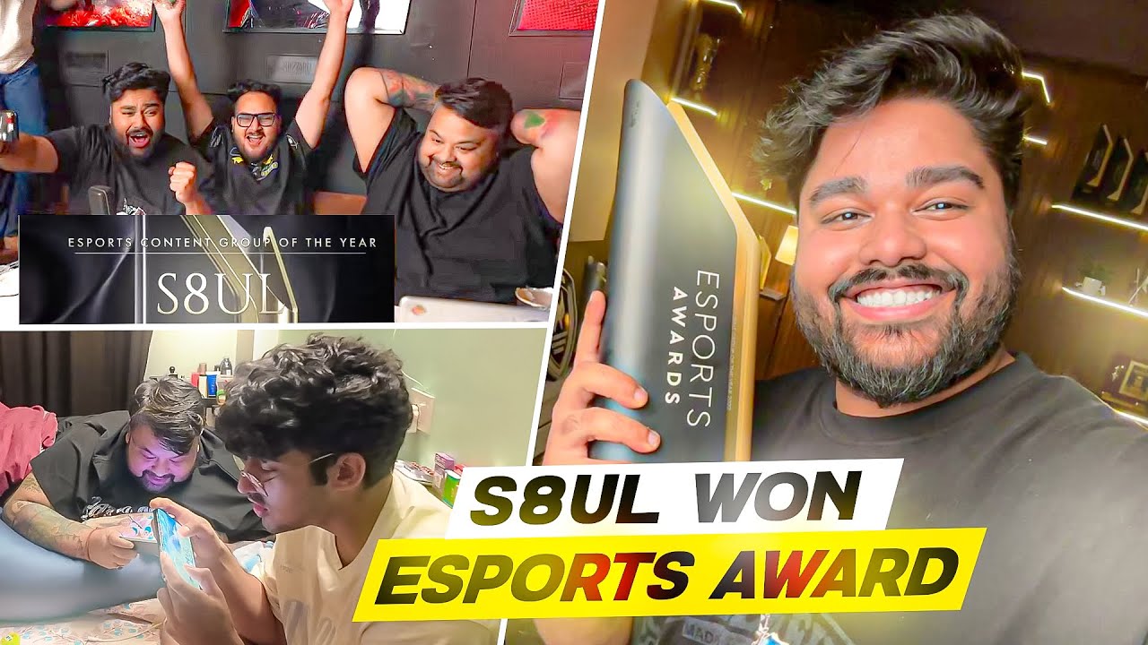 S8UL Won The Trophy Again 😍 Thug Bhai Takes Personality Of The Year - VLOG