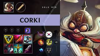 Corki Mid vs Tryndamere - KR Master Patch 26.09