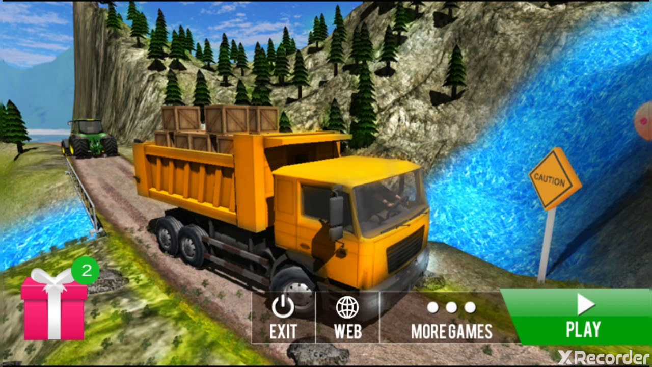 TRUCK DRIVER CARGO game play YouTube