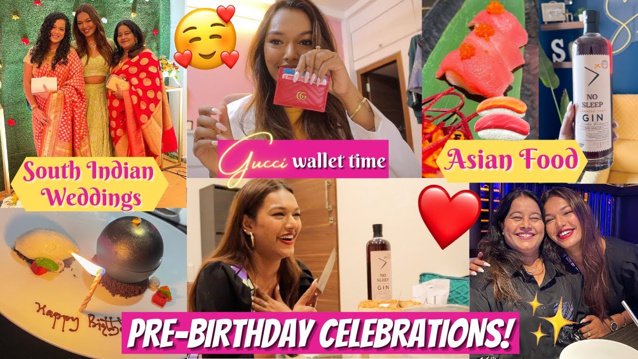 My Pre-Birthday Vlog! Weddings, Gifts, Asian Food, Surprises and More | Sarah Sarosh