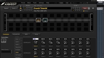 AX8 Tips - Assigning input drive and master volume to scenes.