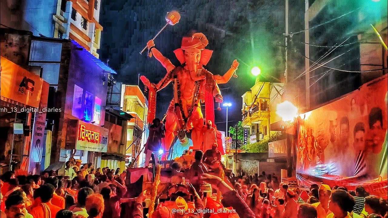 🚩Laal Akhada Talim 🔥Ganesh Visarjan 2023 || Joshi Samaj #solapur #lezim #ganeshutsav2023