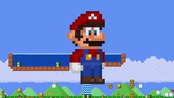 Creating Modern 8-Bit Mario SMW - SpeedPixelPaint #2