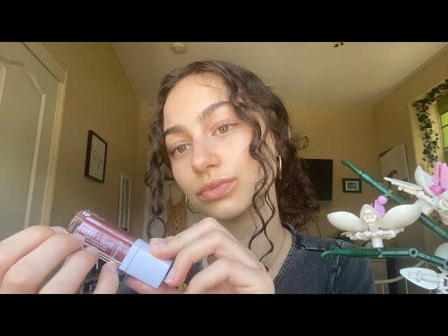ASMR lip gloss triggers 🍓✨