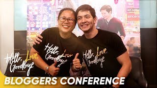 Bloggers Conference | Alden Richards, Direk Cathy Garcia-Molina | 'Hello, Love, Goodbye'