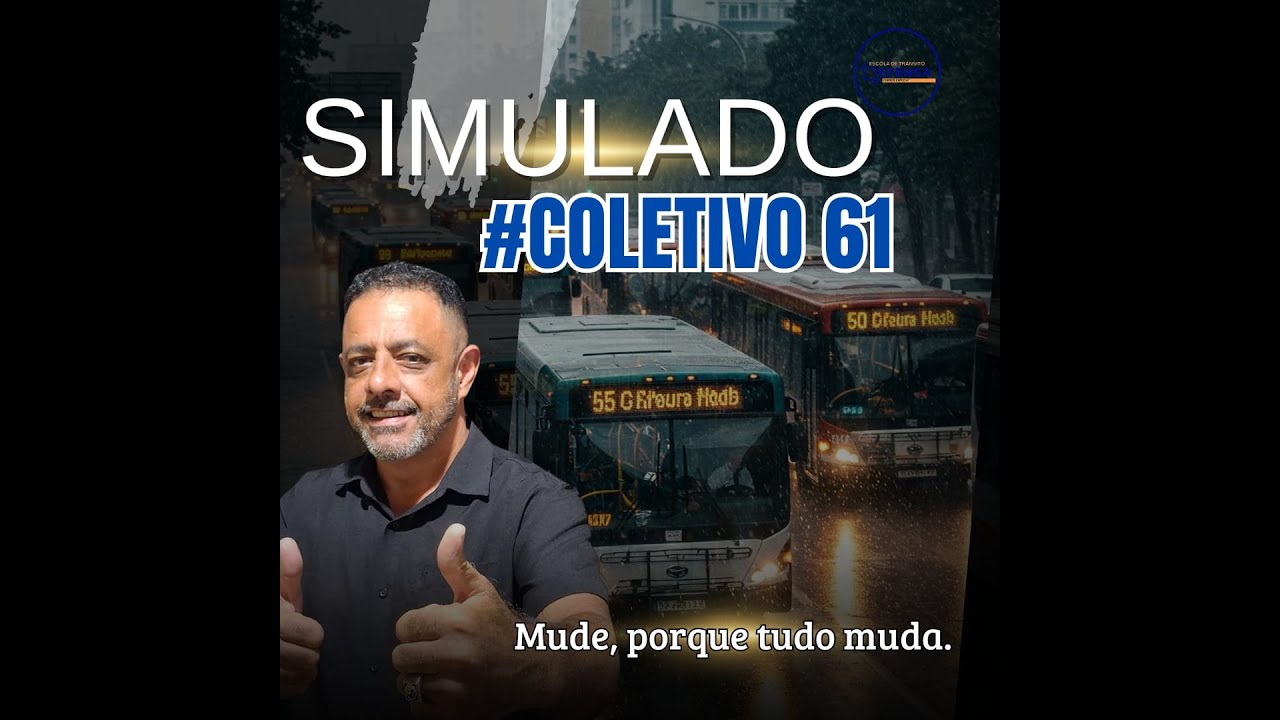 PASSE NO DETRAN de Primeira! Distância de Segurança no Transporte Coletivo (Simulado INÉDITO)