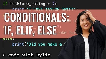 Using Conditionals (If, Elif, Else) in Python | Learning Python for Beginners | Code with Kylie #4