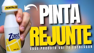 ZAPT CORES para pintar rejunte FUNCIONA! Porém, prepare sua PACIÊNCIA para a LIMPEZA após o uso🤬