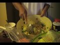 Cooking Fried Green Tomatoes/w Okra - Part 1