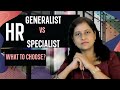 HR Specialist vs HR Generalist: Career Paths Explained
