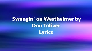 Swangin' on Westheimer by Don Toliver lyrics