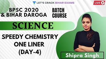 Speedy Chemistry One Liner | Science l BPSI 2020/2021 l Shipra Singh