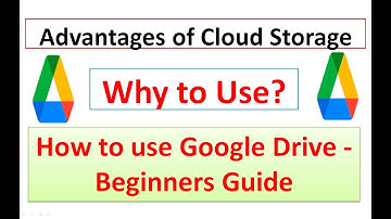 Advantages of Cloud Storage | How to use Google Drive - Beginners Guide | All features Explained